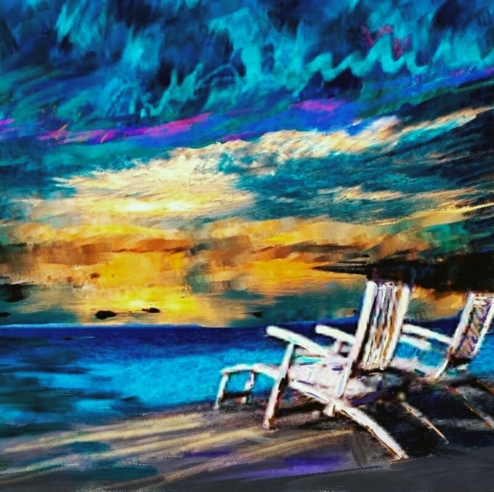 Watercolor Print of Malibu in Home and Living